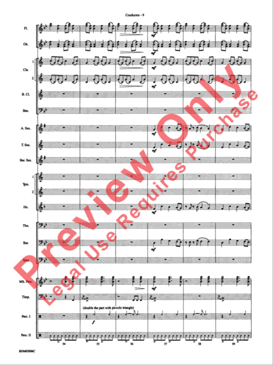 When Summer Takes Flight-cb Concert Band scores gallery preview page 12