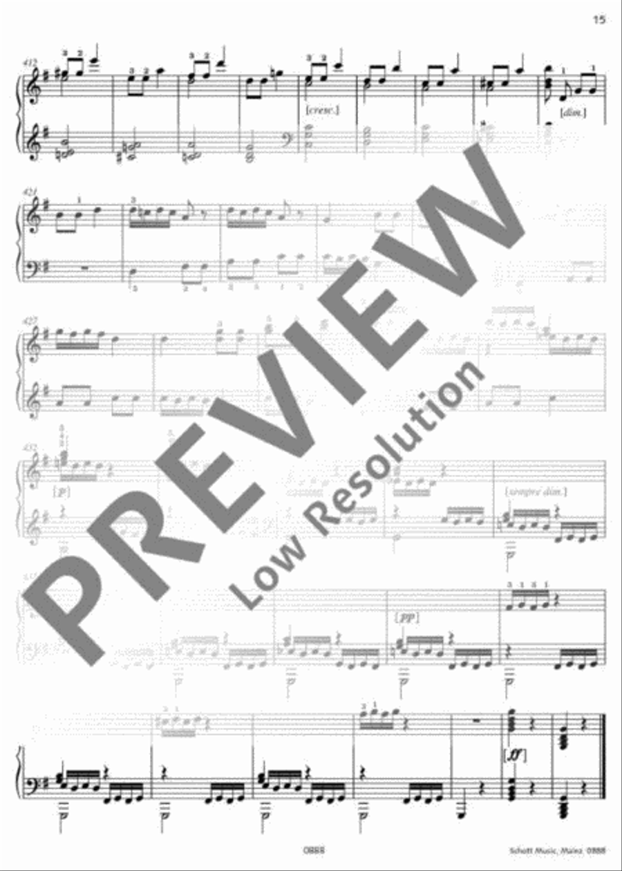 Alla ingharese quasi un Capriccio Piano Solo scores gallery preview page 16
