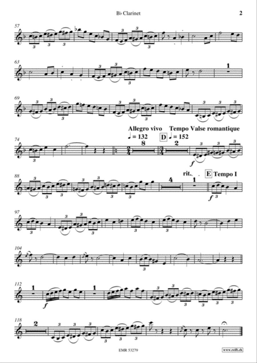Mirabell Clarinet Solo scores gallery preview page 3