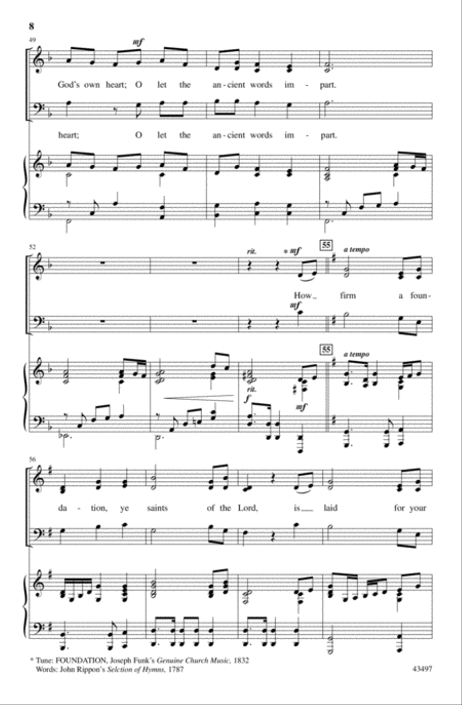 Ancient Words 3-Part scores gallery preview page 18