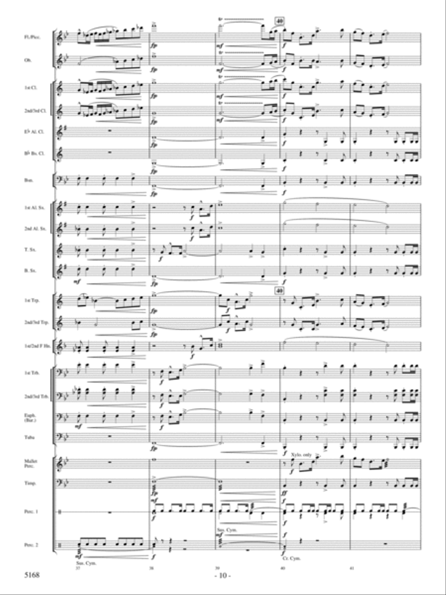Brule River Celebration Concert Band scores gallery preview page 9