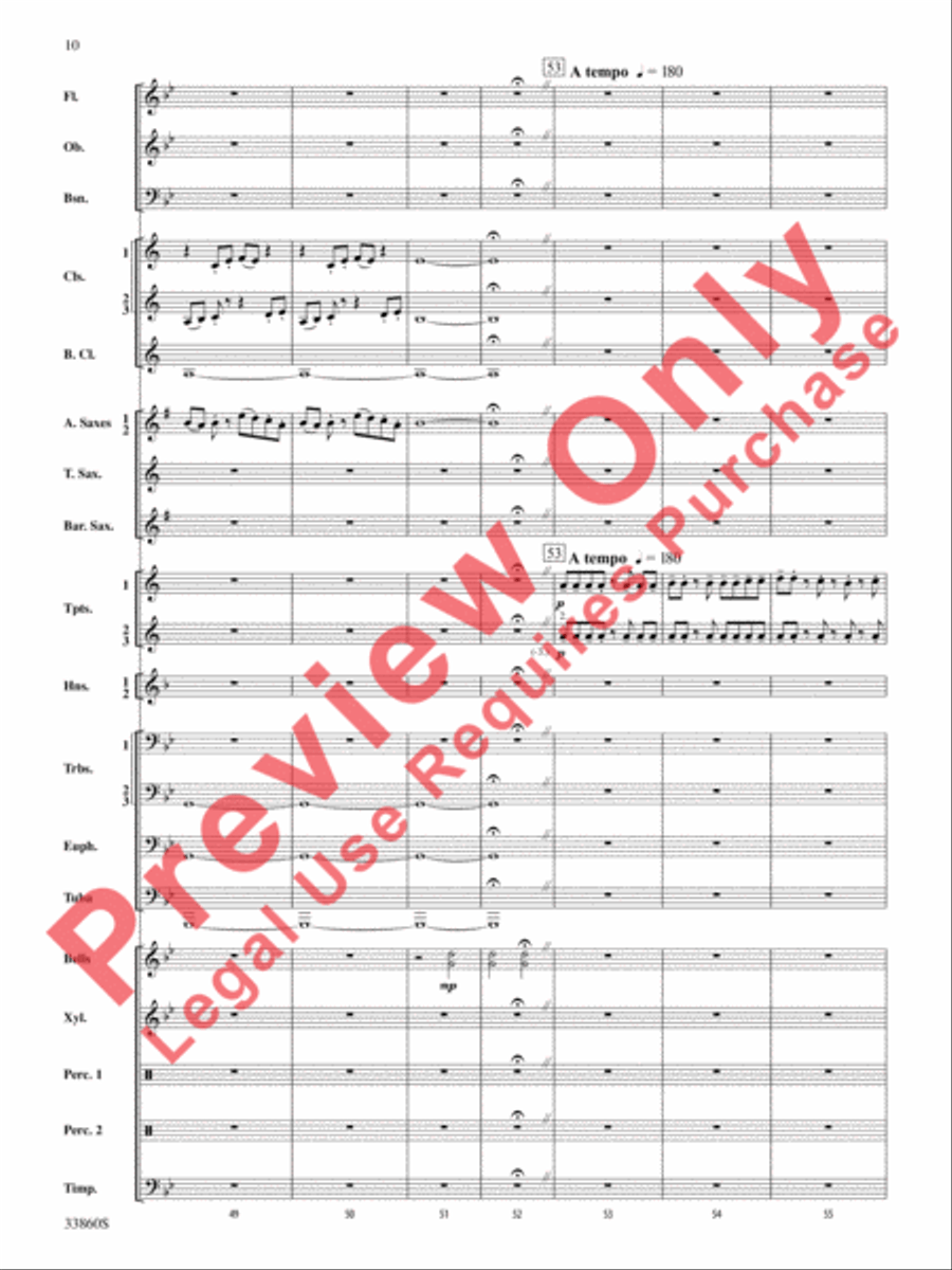 Critical Mass Concert Band scores gallery preview page 11