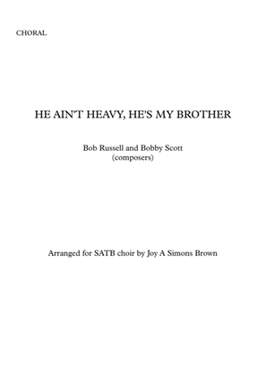 Book cover for He Ain't Heavy, He's My Brother
