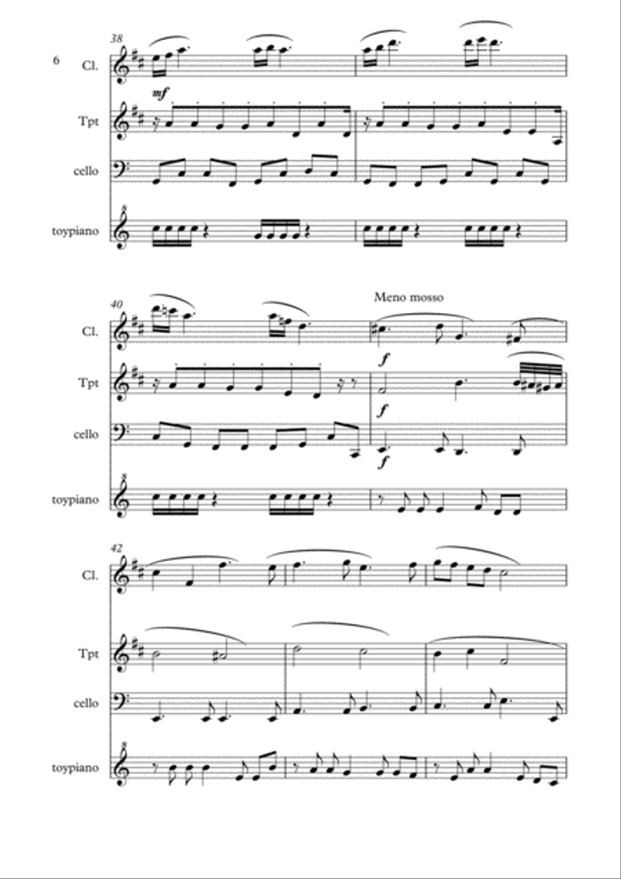 la vie est jolie sans savoir Small Ensemble scores gallery preview page 6