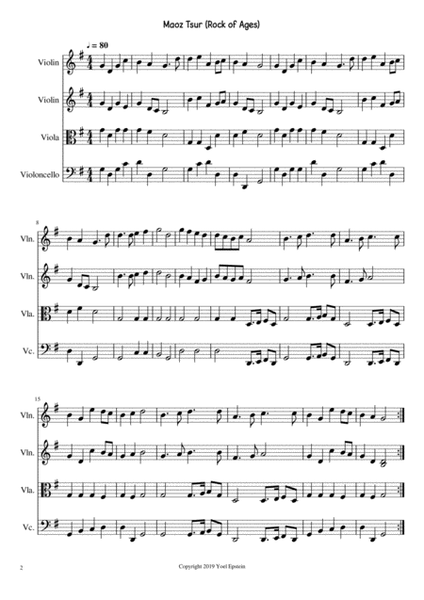 Hanukkah Suite for String Quartet image number null