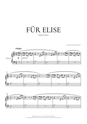 Für Elise (Easy Piano) - Ludwig Van Beethoven