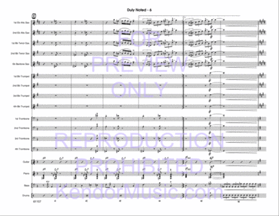 Duly Noted Duly Noted Jazz Ensemble scores gallery preview page 7
