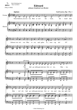 Edward, Op. 1 No. 1 (B-flat minor)