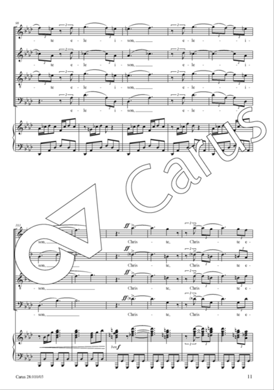 Missa ad maiorem Dei gloriam Divisi scores gallery preview page 12