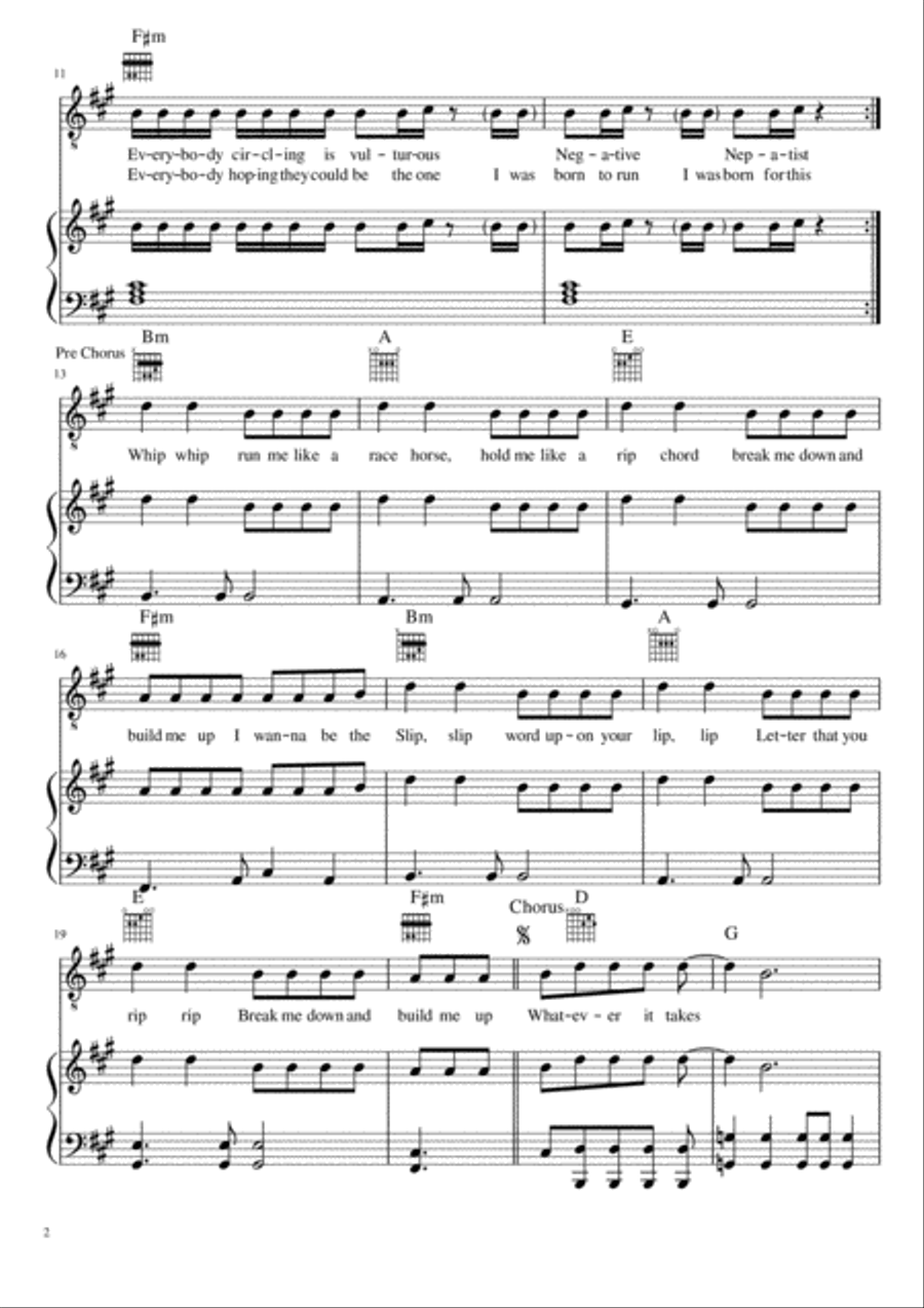 Whatever It Takes Small Ensemble scores gallery preview page 2