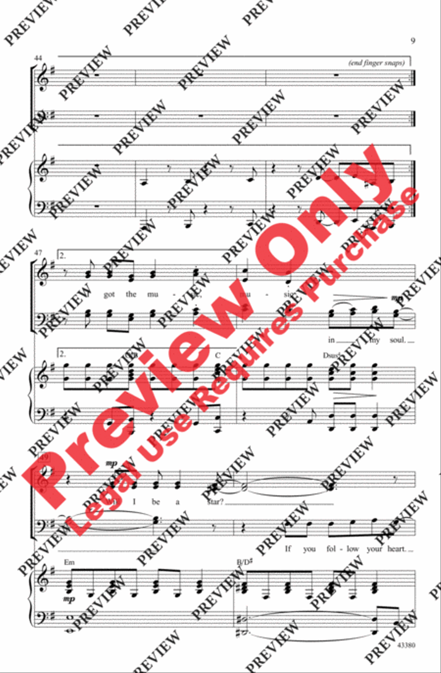 Music in My Soul - SoundTrax CD (CD only) Choir scores gallery preview page 9