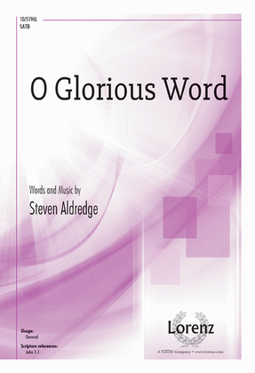 Book cover for O Glorious Word