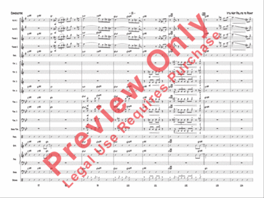 It's Not Polite to Point Jazz Ensemble scores gallery preview page 16