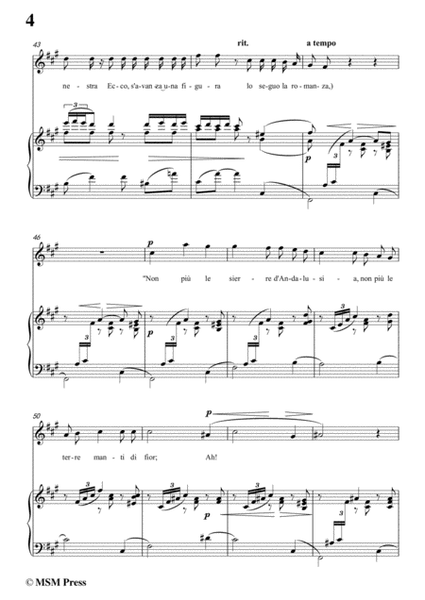 Tosti-La mia mandola è un amo in f sharp minor,for Voice and Piano image number null
