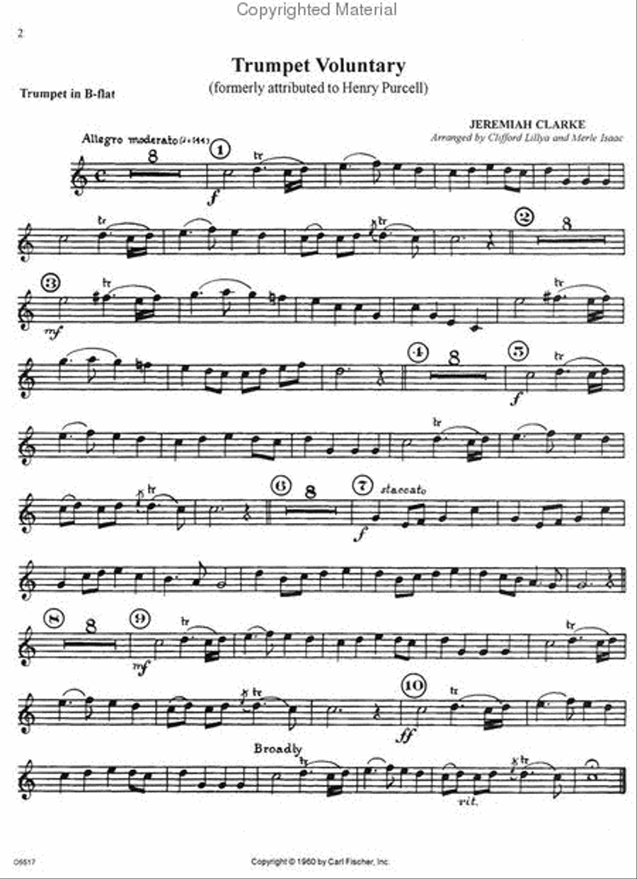 Festival Performance Solos - Volume 1 (Trumpet) Trumpet Solo scores gallery preview page 2