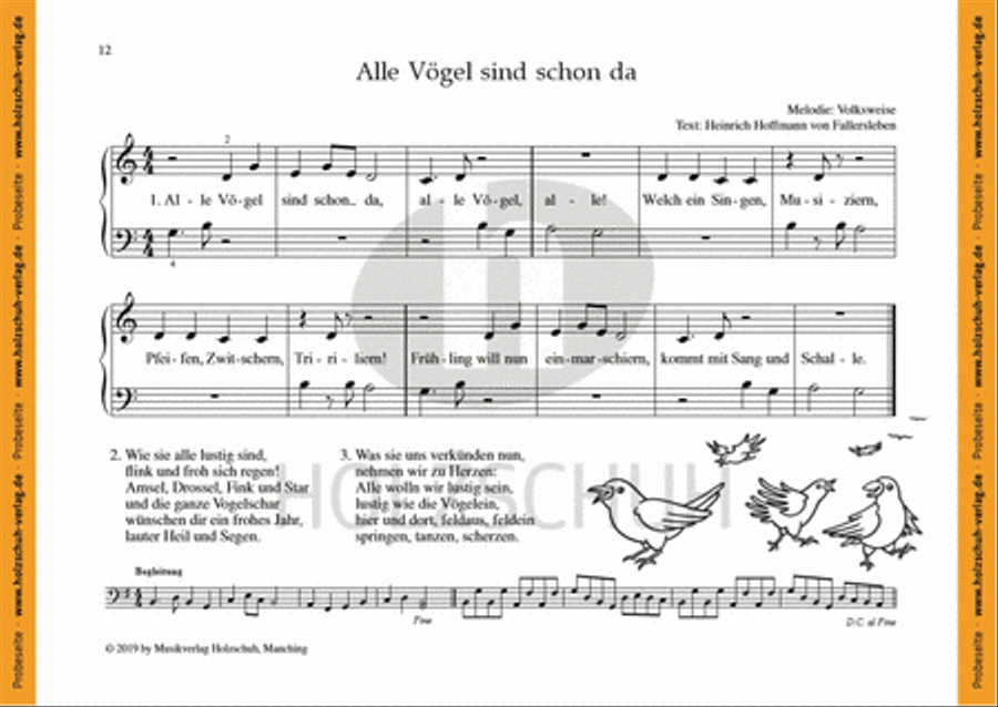 Meine allerliebsten Tierlieder Piano Solo scores gallery preview page 2