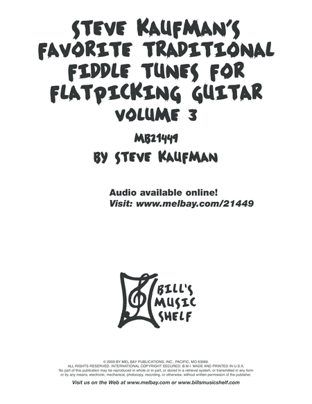 Steve Kaufman's Favorite Fiddle Tunes