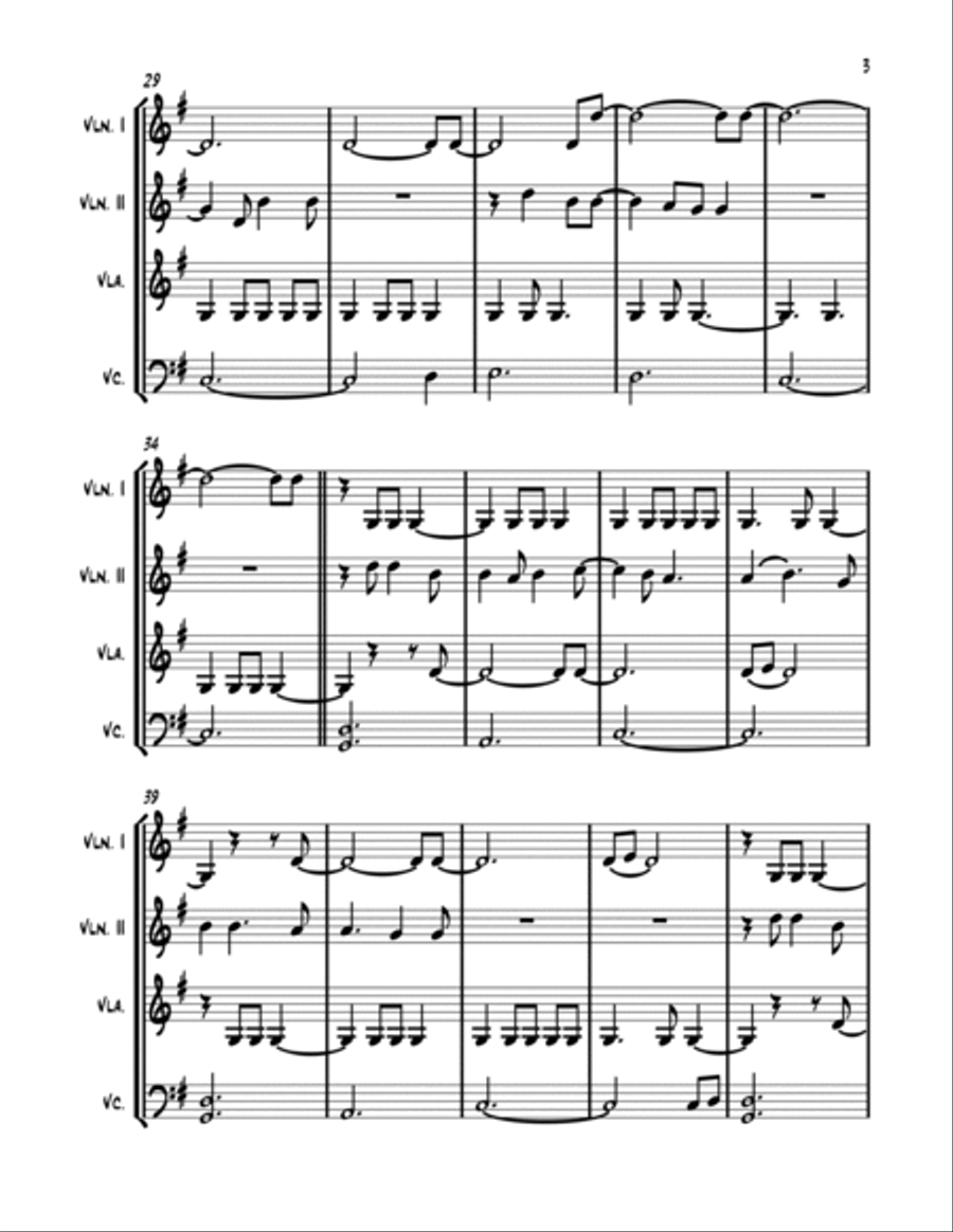 Tenerife Sea String Quartet scores gallery preview page 4