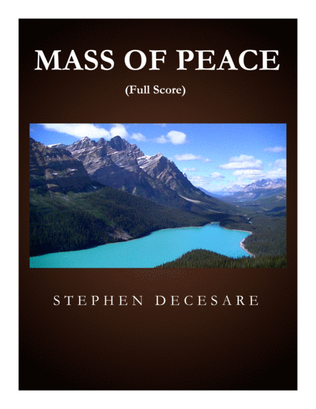 Mass of Peace (Full Score and Parts)