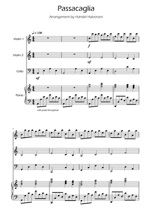 Passacaglia - Handel/Halvorsen - String Trio