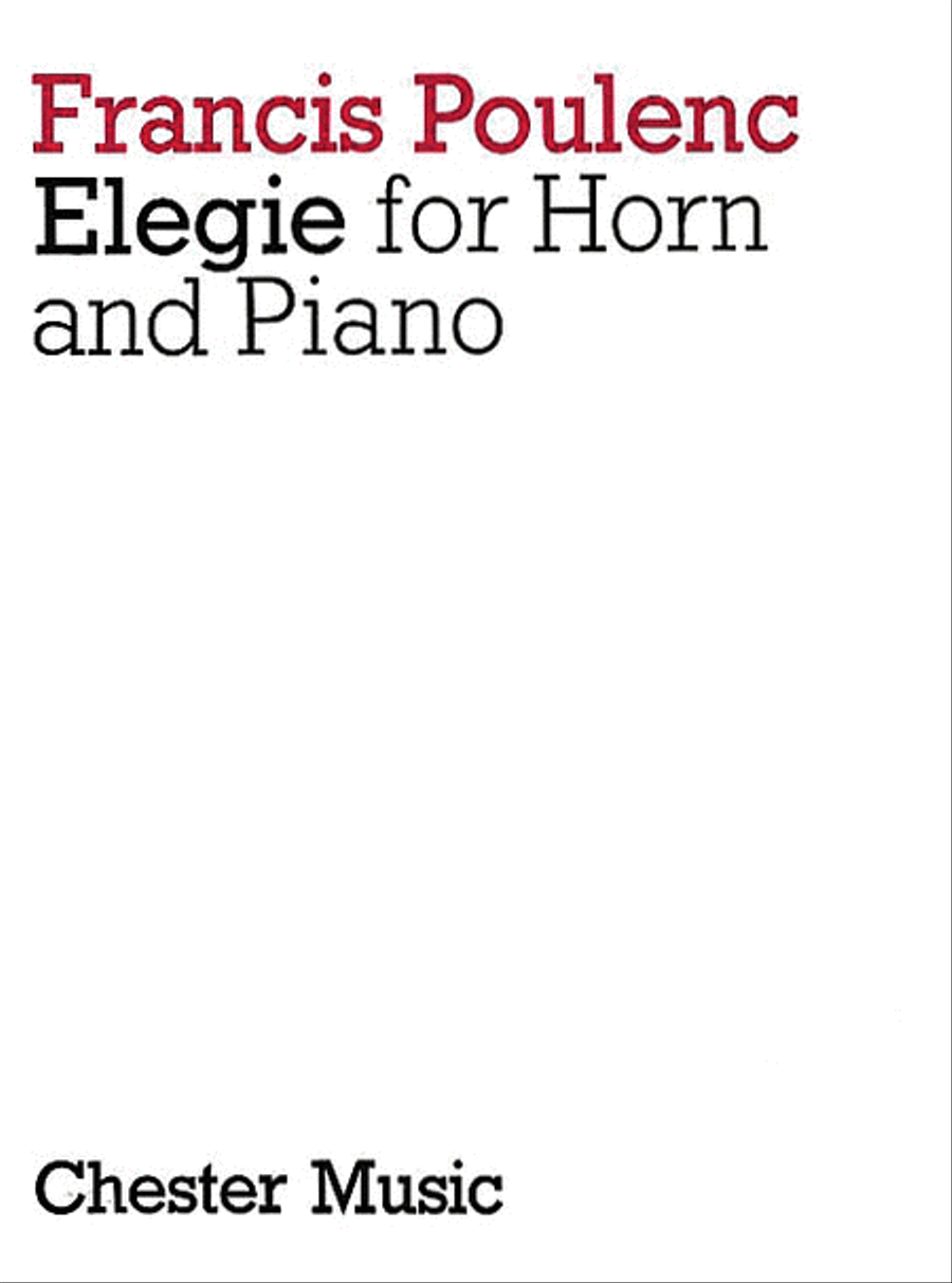 Elegie for Horn and Piano Horn scores gallery preview page 1
