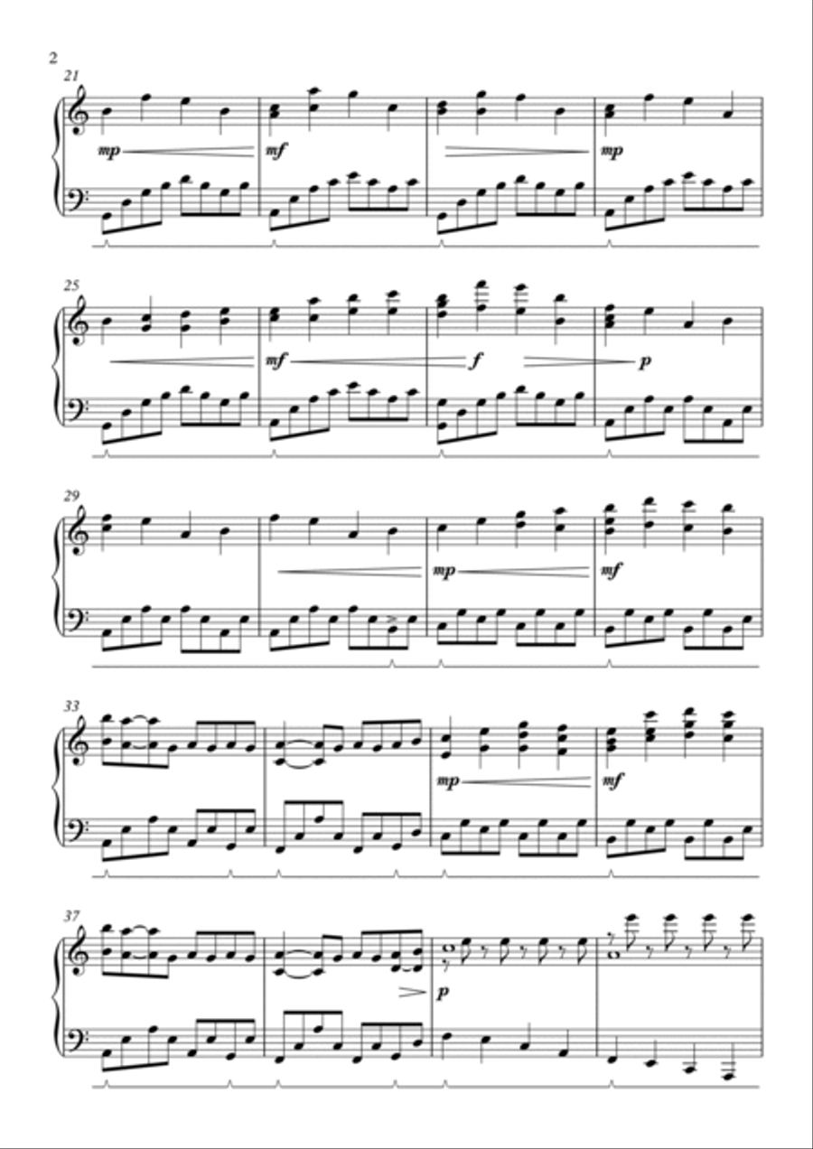Stellaris Stellaris Piano Solo scores gallery preview page 2
