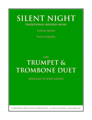 Silent Night - Trumpet & Trombone Duet