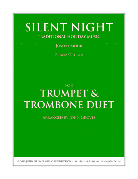 Silent Night - Trumpet & Trombone Duet image number null