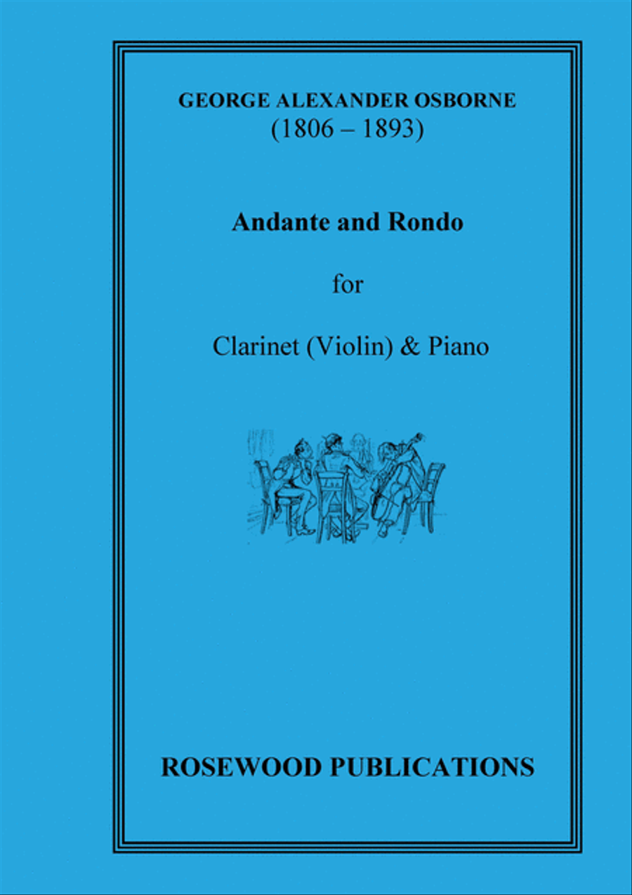 Andante & Rondo A Clarinet scores gallery preview page 1