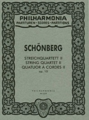 Book cover for Second String Quartet, Op. 10