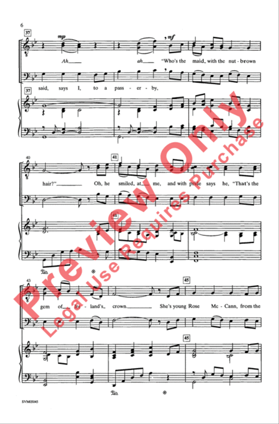 Star of the County Down Star of the County Down Men's Choir scores gallery preview page 6