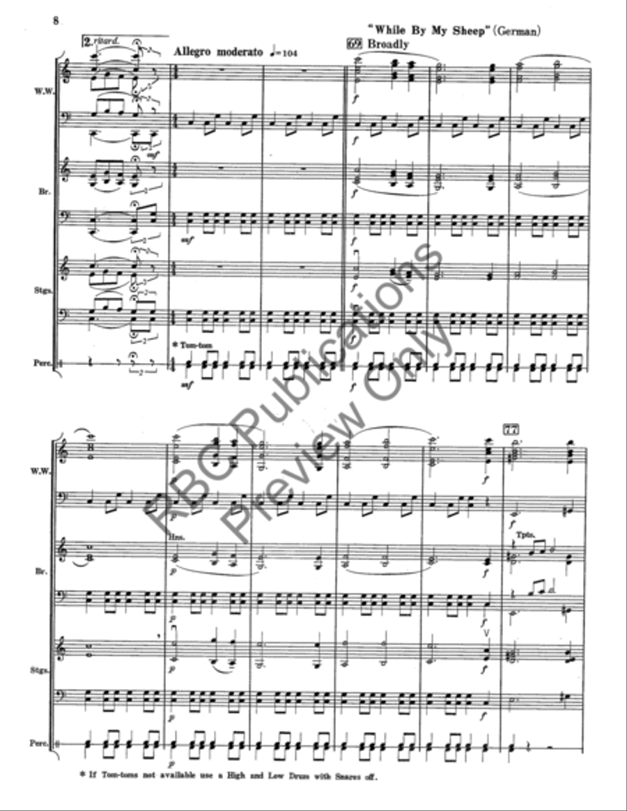 European Christmas Festival (Score) Full Orchestra scores gallery preview page 9
