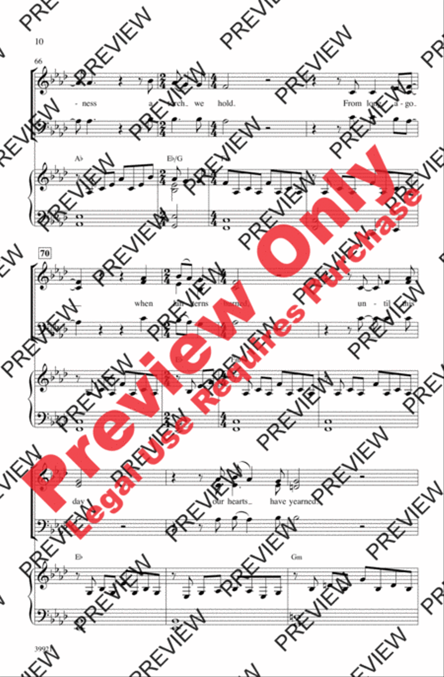 Song of the Lonely Mountain (from The Hobbit: An Unexpected Journey) - SoundTrax CD (CD only) Choir scores gallery preview page 9