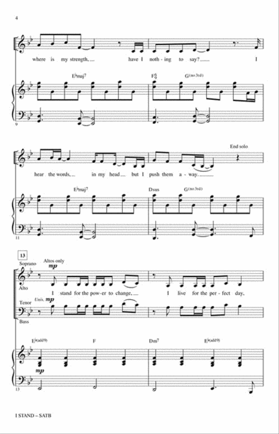 I Stand 4-Part scores gallery preview page 3