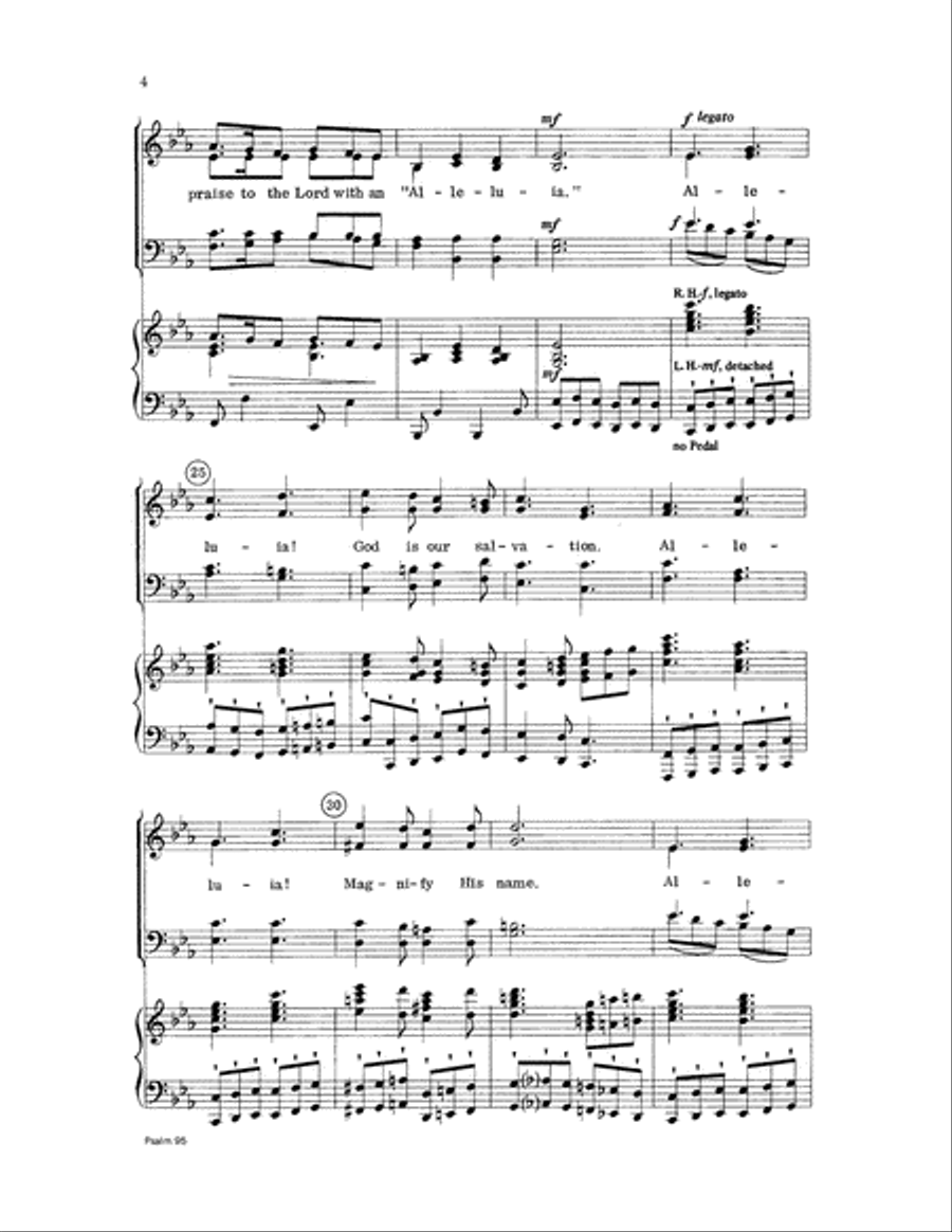 Psalm 95 Psalm 95 Choir scores gallery preview page 4