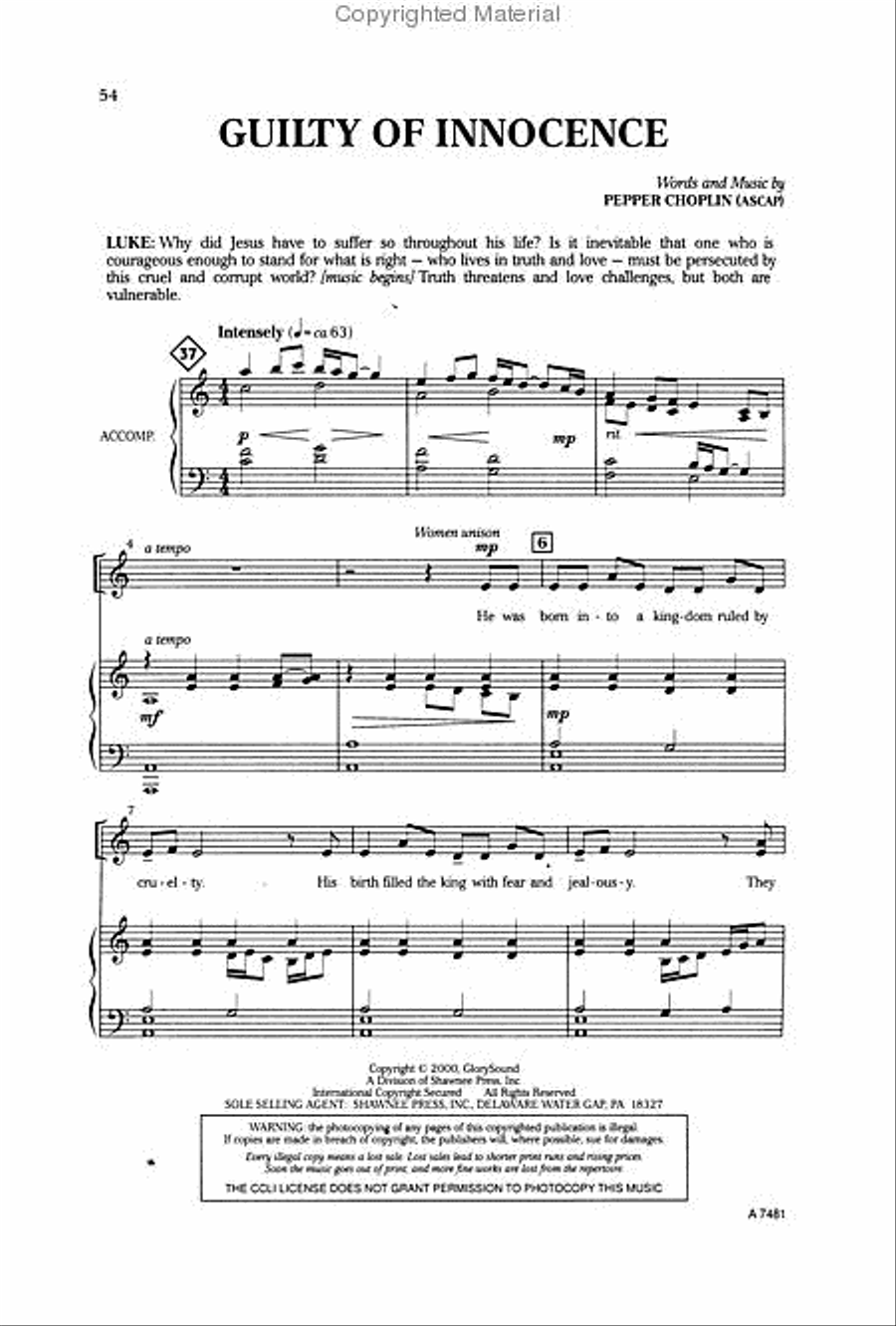 Once Upon a Tree 4-Part scores gallery preview page 4