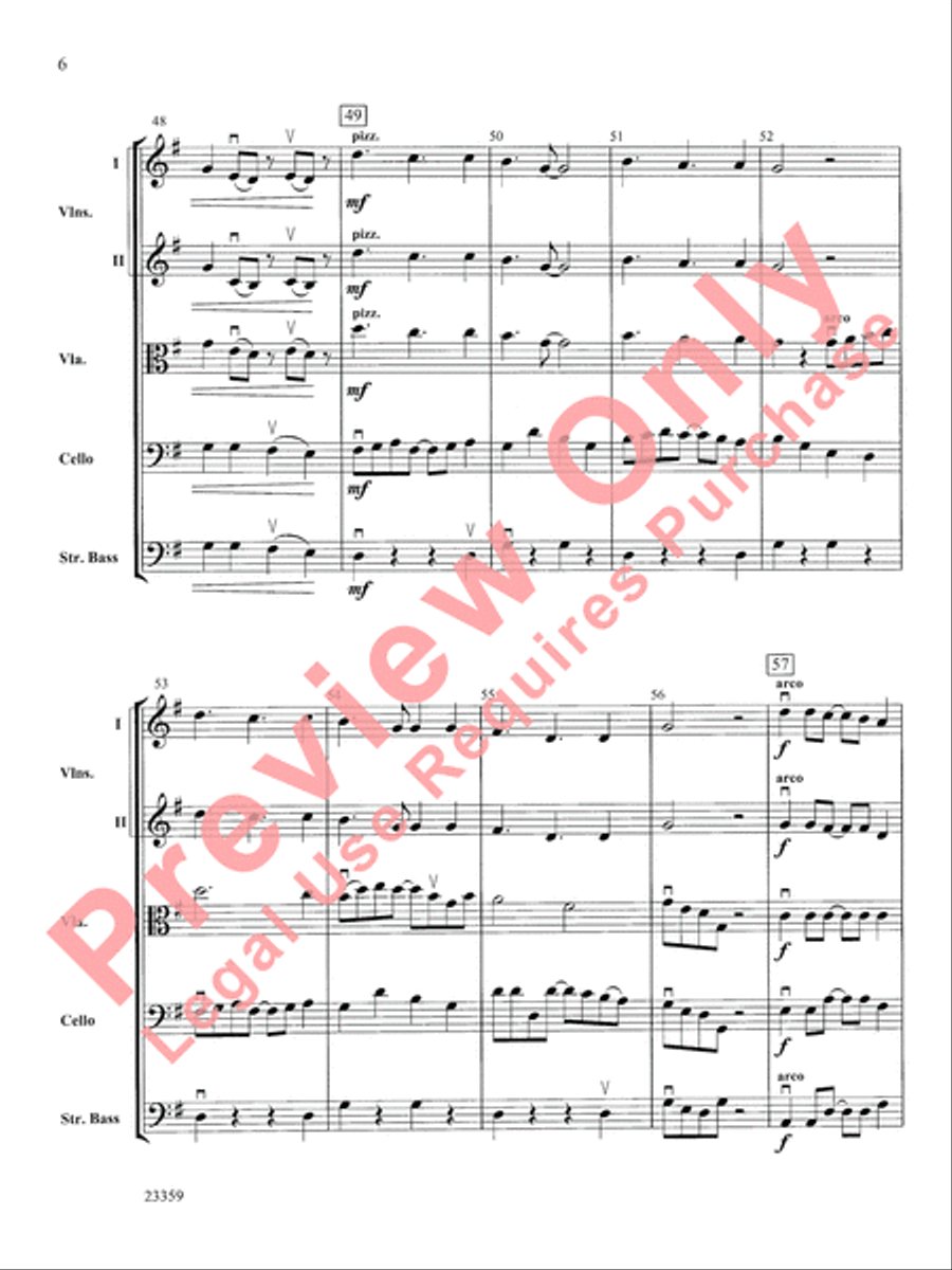 O Desayo String Orchestra scores gallery preview page 7