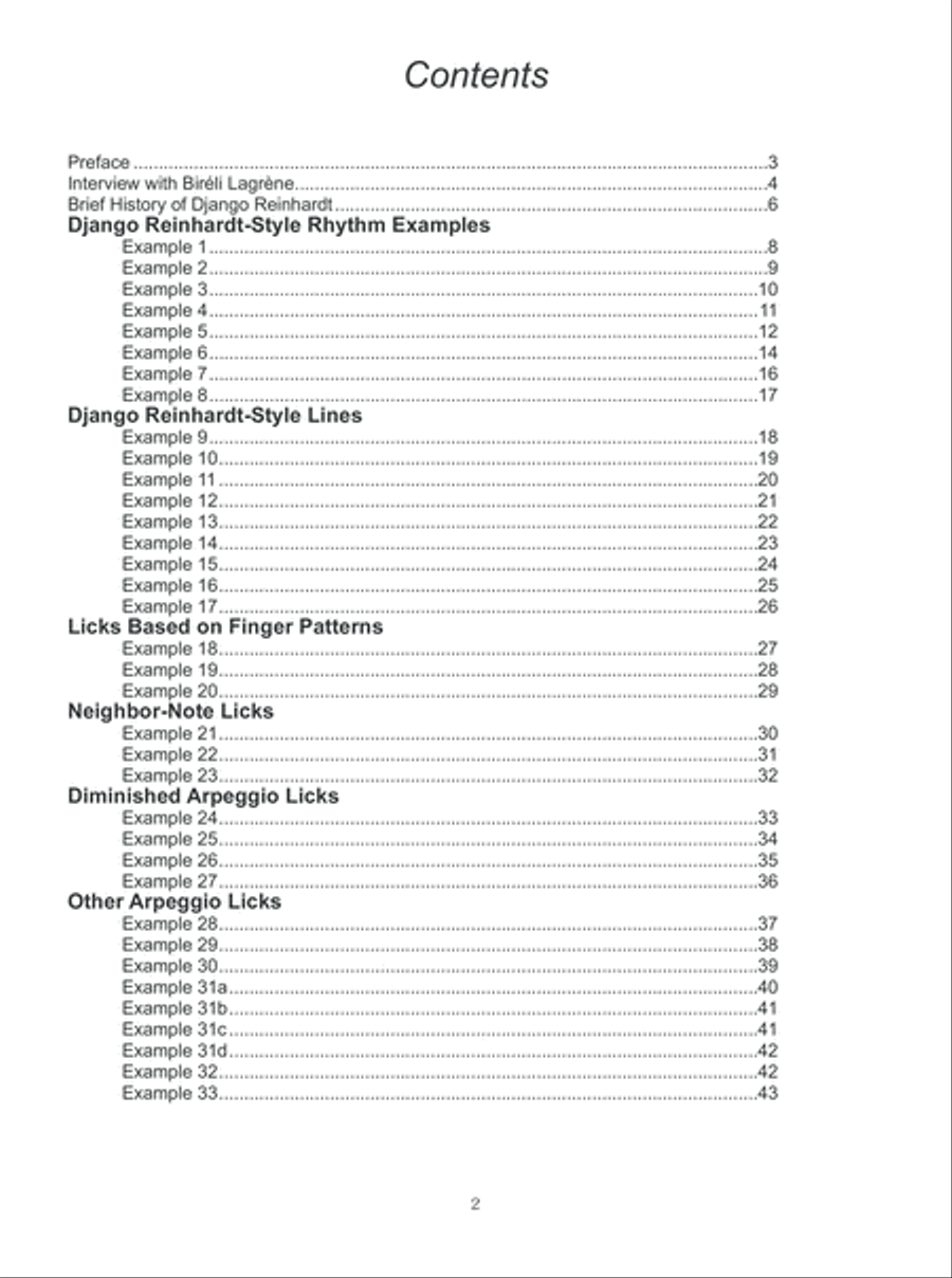Bireli Lagrene: Gypsy Jazz Guitar Artistry Electric Guitar scores gallery preview page 3