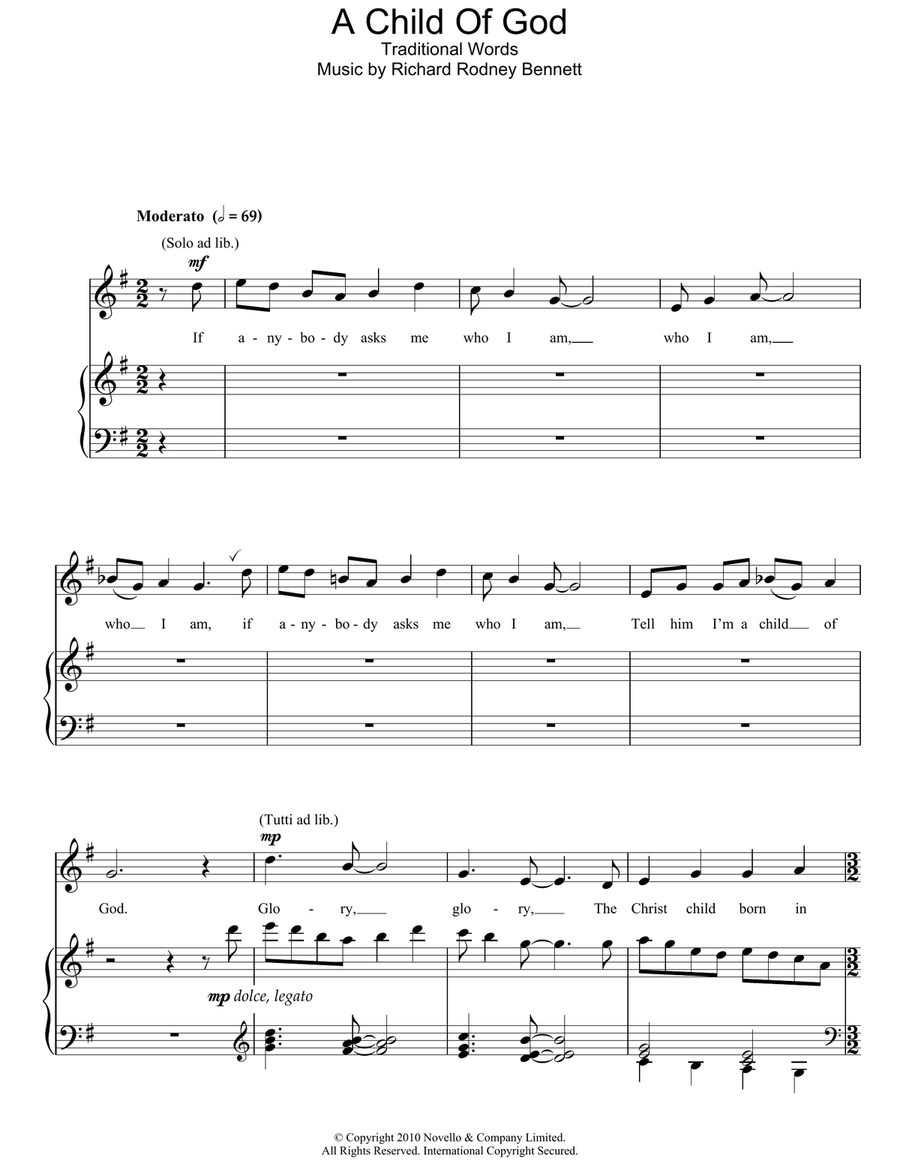 A Child Of God Guitar scores gallery preview page 1