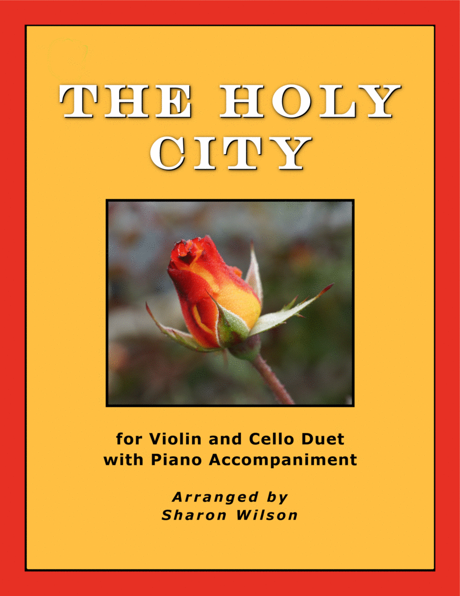 The Holy City (for VIOLIN and CELLO Duet with PIANO Accompaniment) Piano Trio scores gallery preview page 1