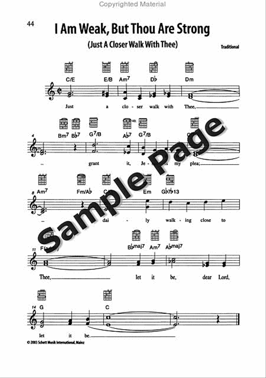 Best of Spirituals & Gospels Acoustic Guitar scores gallery preview page 45