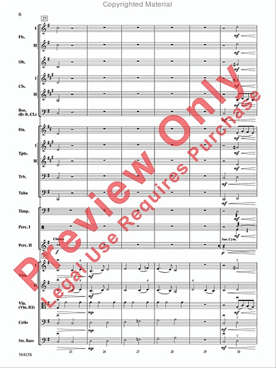 Freedom Finale Full Orchestra scores gallery preview page 7