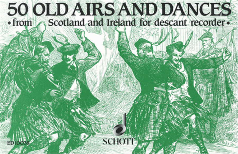 50 Old Airs and Dances from Scotland and Ireland Recorder scores gallery preview page 1