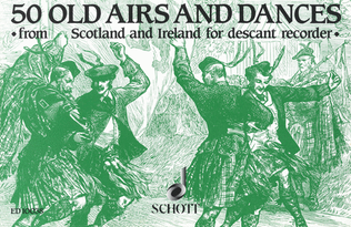 Book cover for 50 Old Airs and Dances from Scotland and Ireland