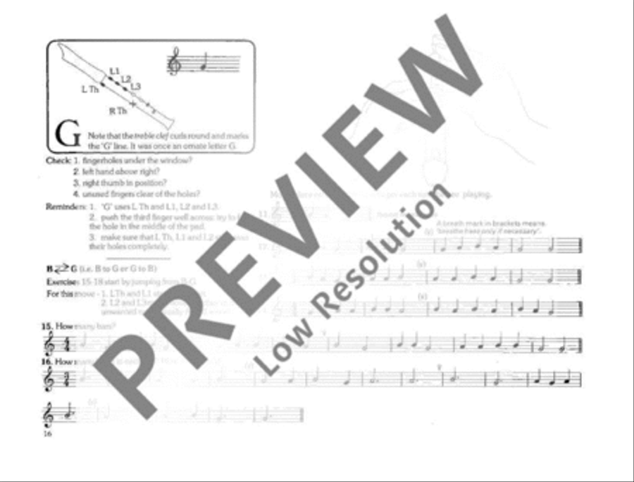 Enjoy the Recorder Soprano Recorder scores gallery preview page 17