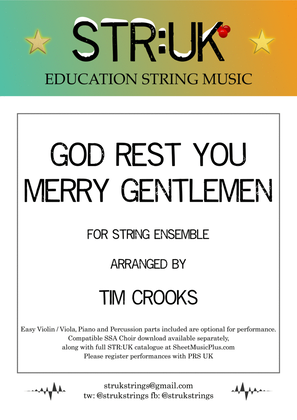 Book cover for God Rest You Merry Gentlemen (STR:UK String Orchestra version)