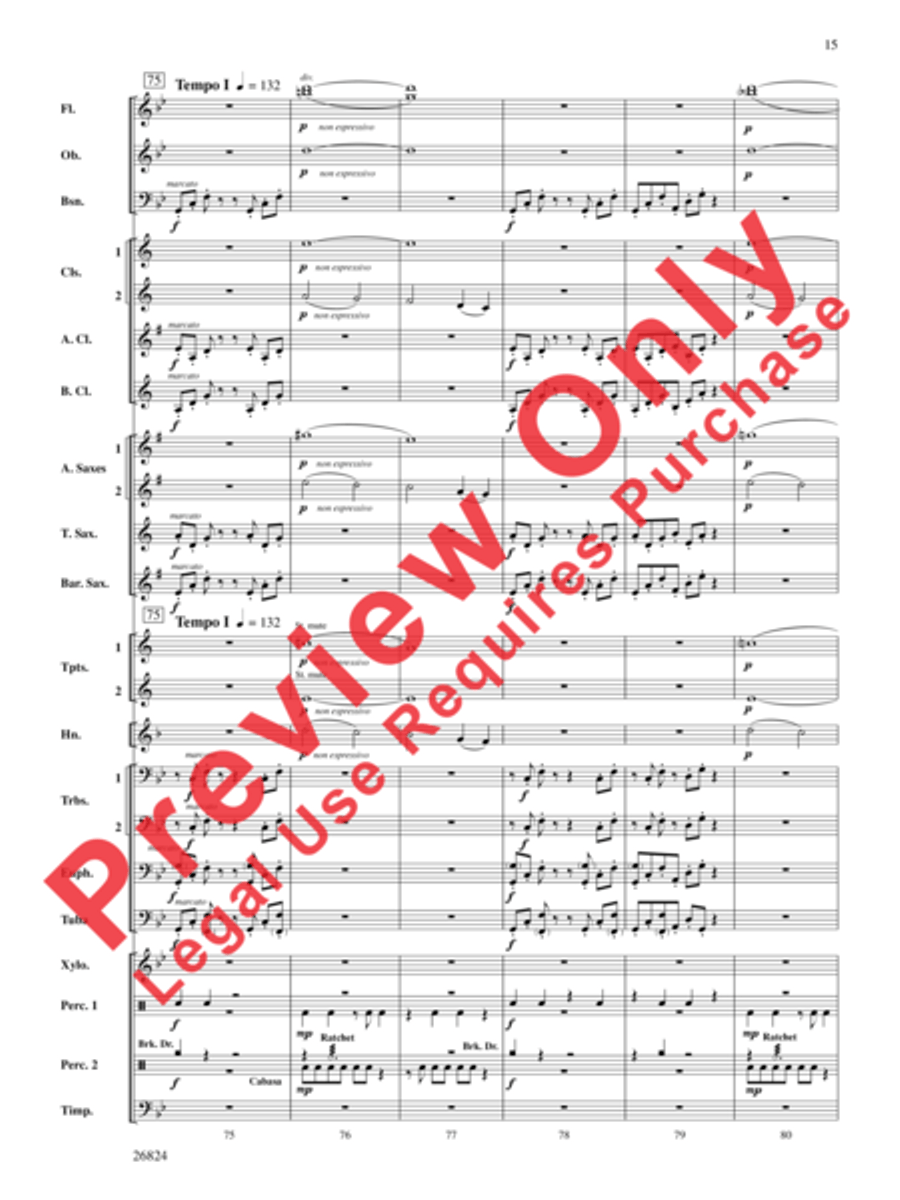 Contraption Concert Band scores gallery preview page 16