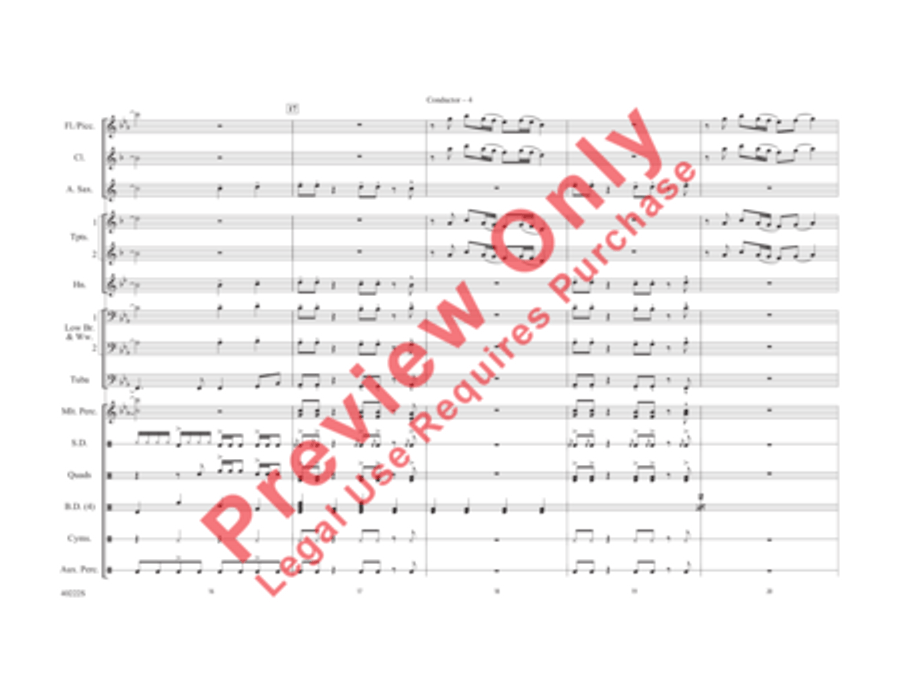 Bad Girls Marching Band scores gallery preview page 5
