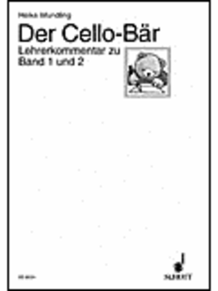 Book cover for Der Cello-baer Lehrerkommentar *
