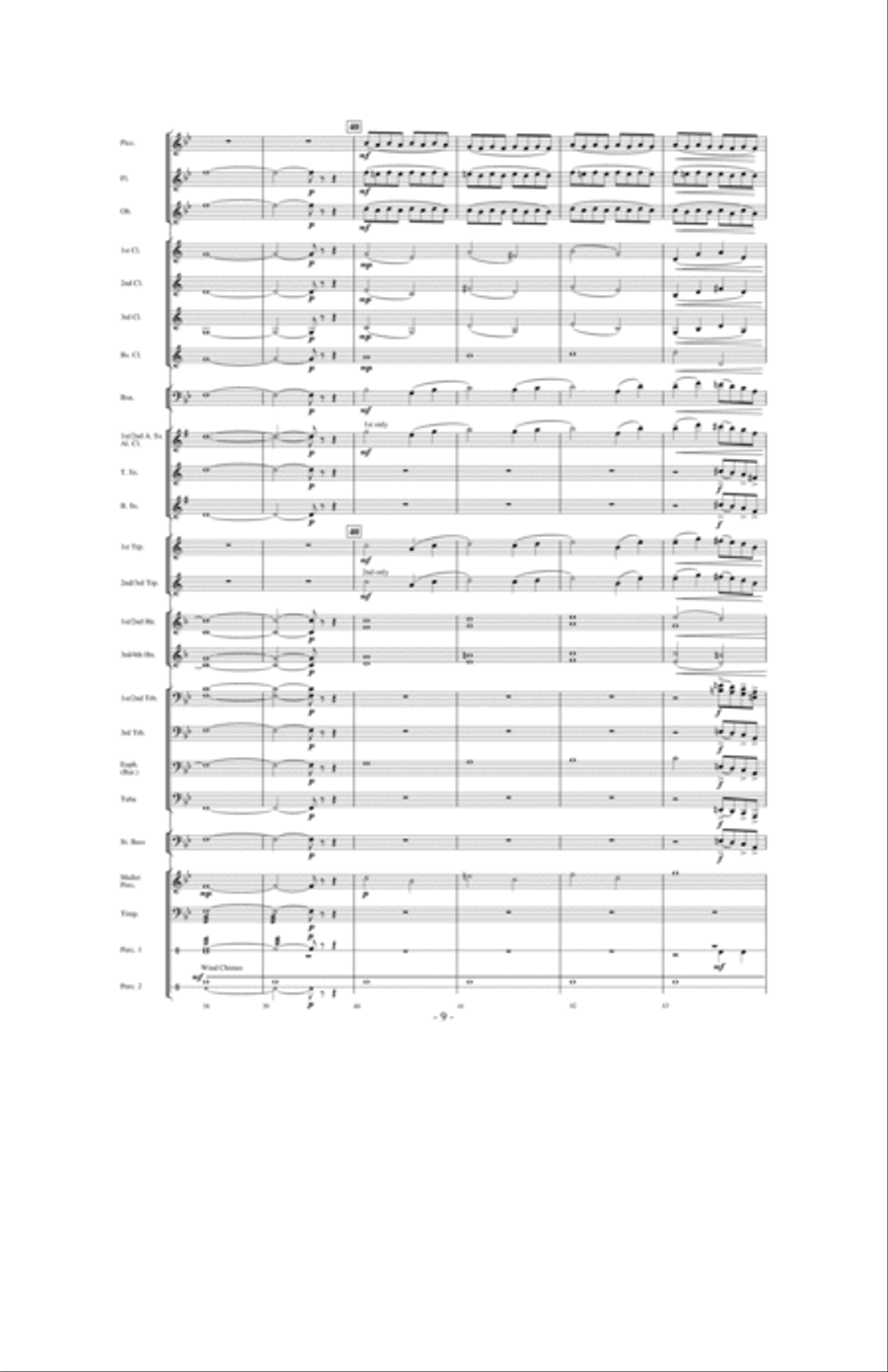 Moonscape Concert Band scores gallery preview page 8